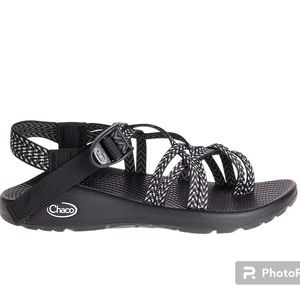 Chaco Black and White Women's Sandals